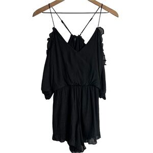 WISHLIST BLACK ADJUSTABLE STRAPS WOMEN ROMPER SIZE MEDIUM BRAND NEW